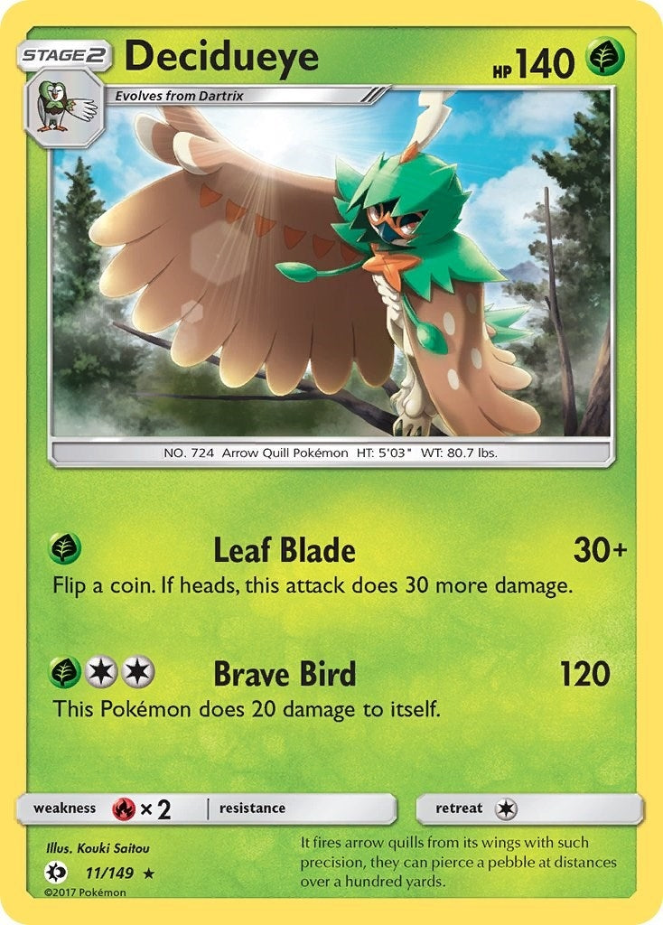 Image for Decidueye (11/149) (SM Base Set) - Pokemon