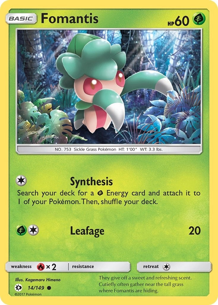 Image for Fomantis (14/149) (SM Base Set) - Pokemon