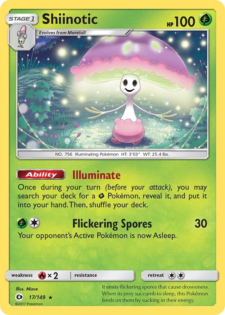 Image for Shiinotic (17/149) (SM Base Set) - Pokemon