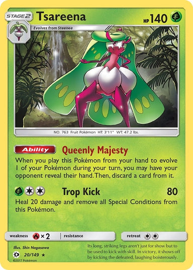 Image for Tsareena (20/149) (SM Base Set) - Pokemon