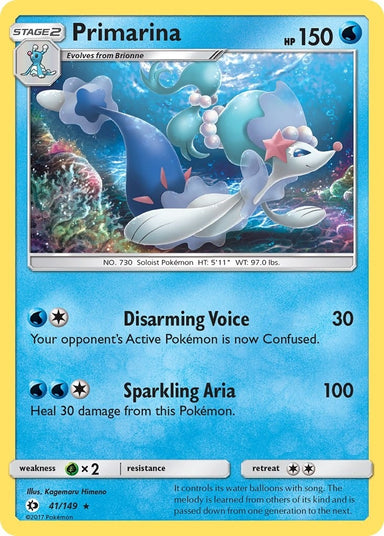 Image for Primarina (41/149) (SM Base Set) - Pokemon