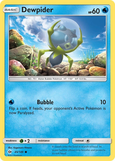 Image for Dewpider (45/149) (SM Base Set) - Pokemon