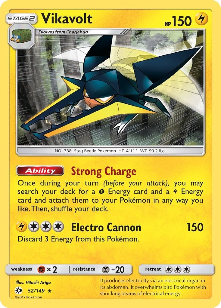 Image for Vikavolt (52/149) (SM Base Set) - Pokemon