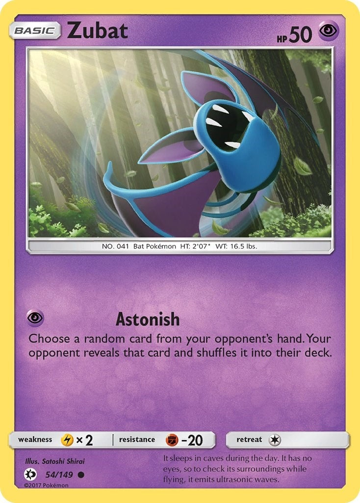 Image for Zubat (54/149) (SM Base Set) - Pokemon