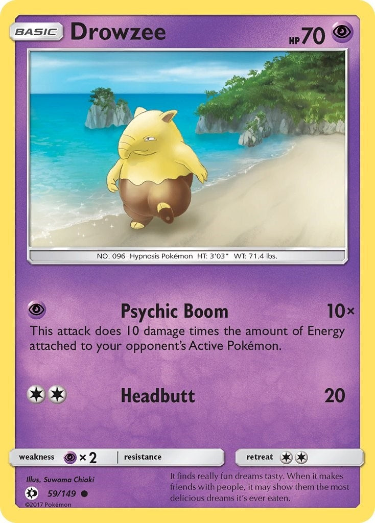Image for Drowzee (59/149) (SM Base Set) - Pokemon