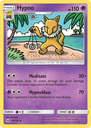 Image for Hypno (60/149) (SM Base Set) - Pokemon