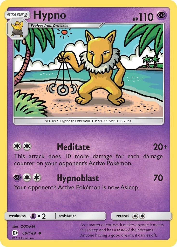 Image for Hypno (60/149) (SM Base Set) - Pokemon