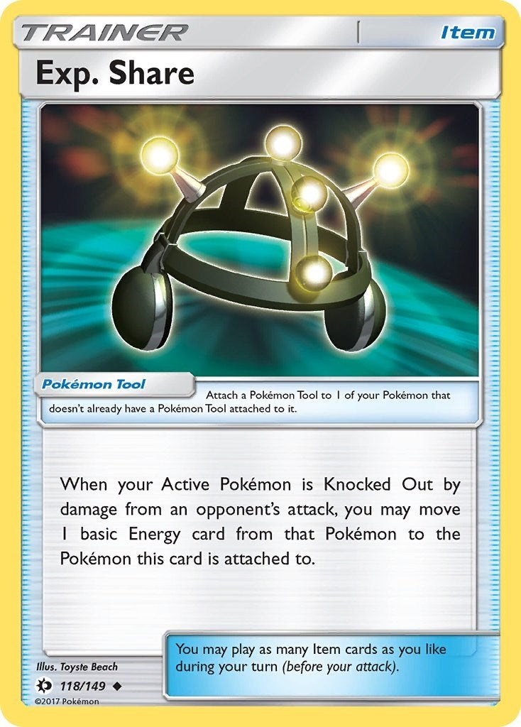 Image for Exp. Share (118/149) (SM Base Set) - Pokemon