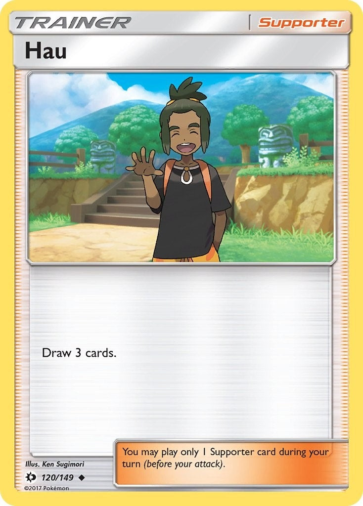 Image for Hau (120/149) (SM Base Set) - Pokemon