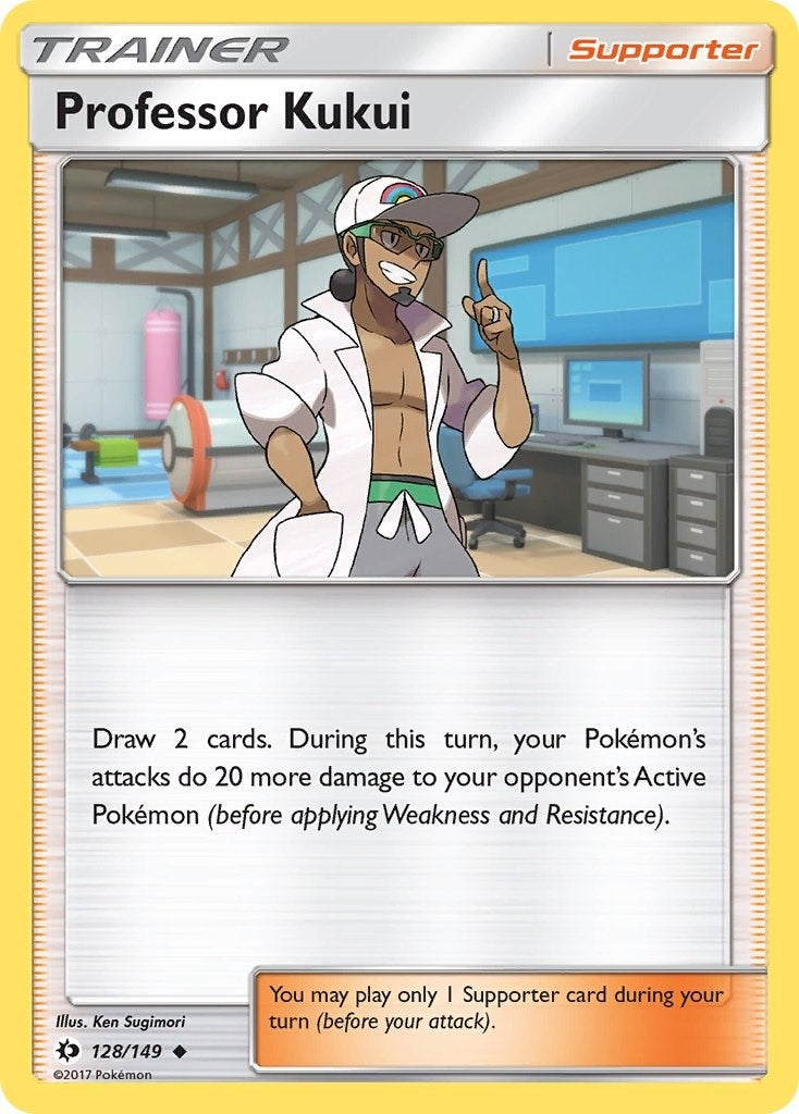 Image for Professor Kukui (128/149) (SM Base Set) - Pokemon