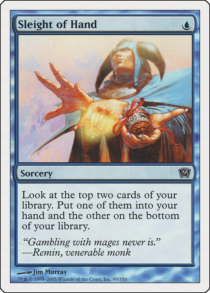 Image for Sleight of Hand (99) (9th Edition) (9ED) - Magic: The Gathering