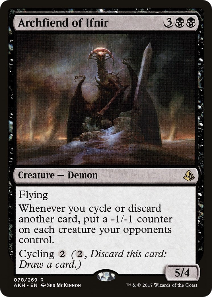 Image for Archfiend of Ifnir (78) (Amonkhet) (AKH) - Magic: The Gathering
