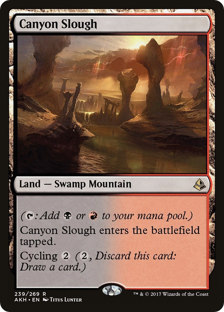 Image for Canyon Slough (239) (Amonkhet) (AKH) - Magic: The Gathering