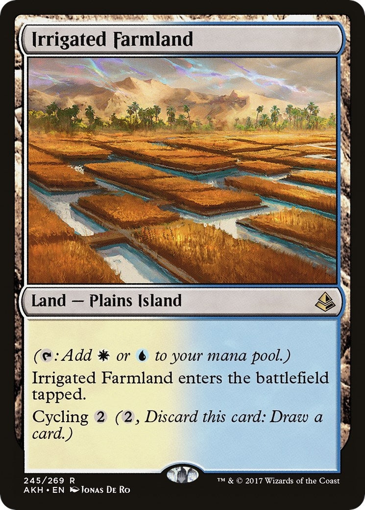 Image for Irrigated Farmland (245) (Amonkhet) (AKH) - Magic: The Gathering