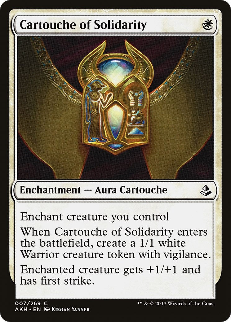 Image for Cartouche of Solidarity (7) (AKH) - Magic: The Gathering