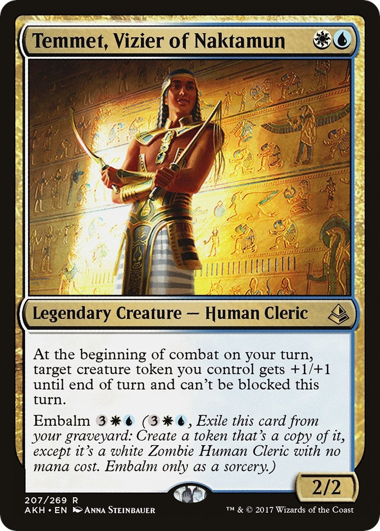 Image for Temmet, Vizier of Naktamun (207) (Amonkhet) (AKH) - Magic: The Gathering