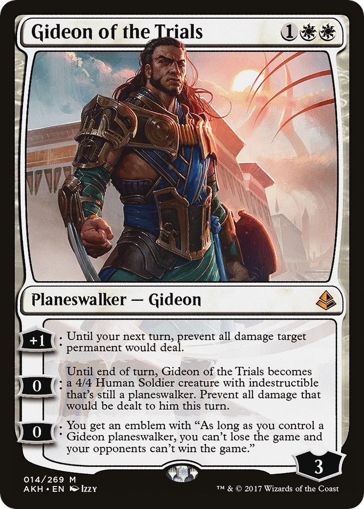 Image for Gideon of the Trials (14) (Amonkhet) (AKH) - Magic: The Gathering