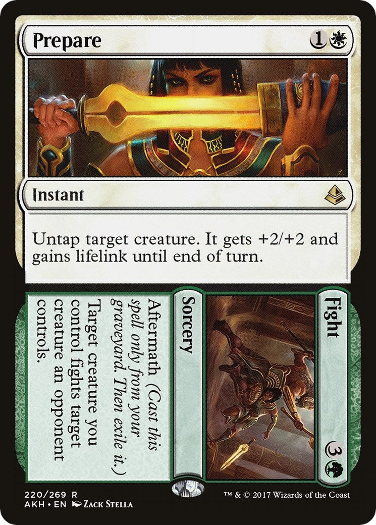 Image for Prepare // Fight (220) (Amonkhet) (AKH) - Magic: The Gathering