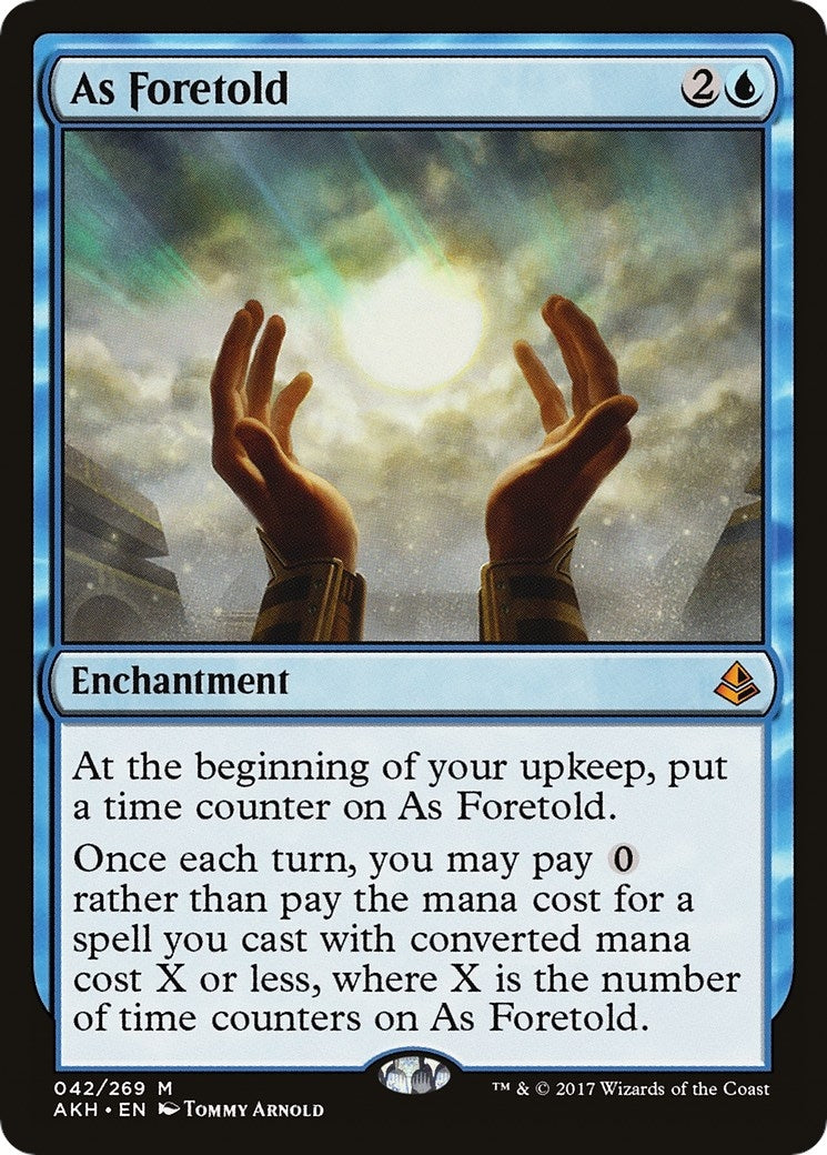 Image for As Foretold (42) (Amonkhet) (AKH) - Magic: The Gathering
