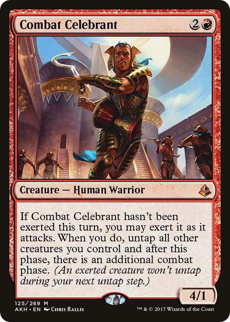 Image for Combat Celebrant (125) (Amonkhet) (AKH) - Magic: The Gathering