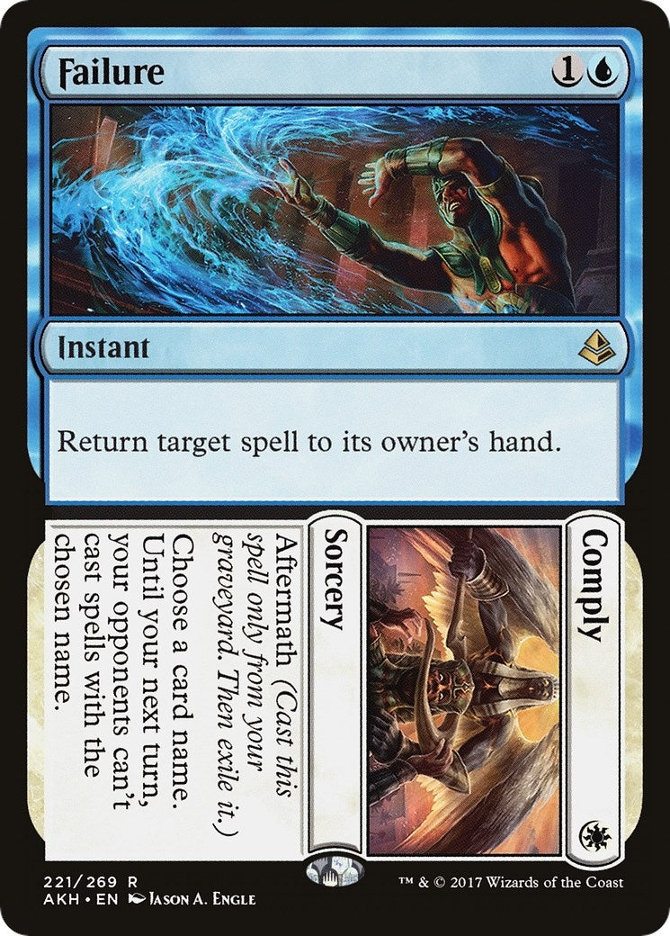 Image for Failure // Comply (221) (Amonkhet) (AKH) - Magic: The Gathering