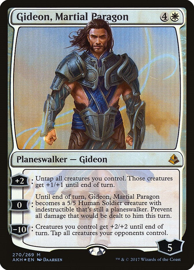 Image for Gideon, Martial Paragon (270) (Amonkhet) (AKH) - Magic: The Gathering