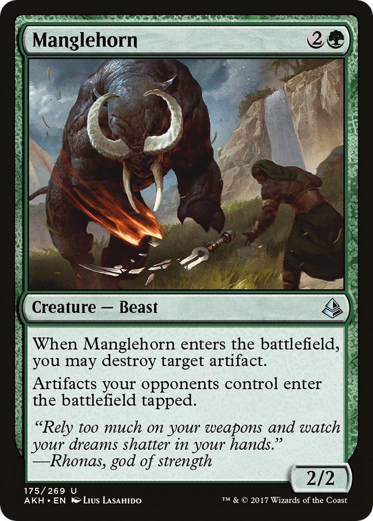 Image for Manglehorn (175) (Amonkhet) (AKH) - Magic: The Gathering