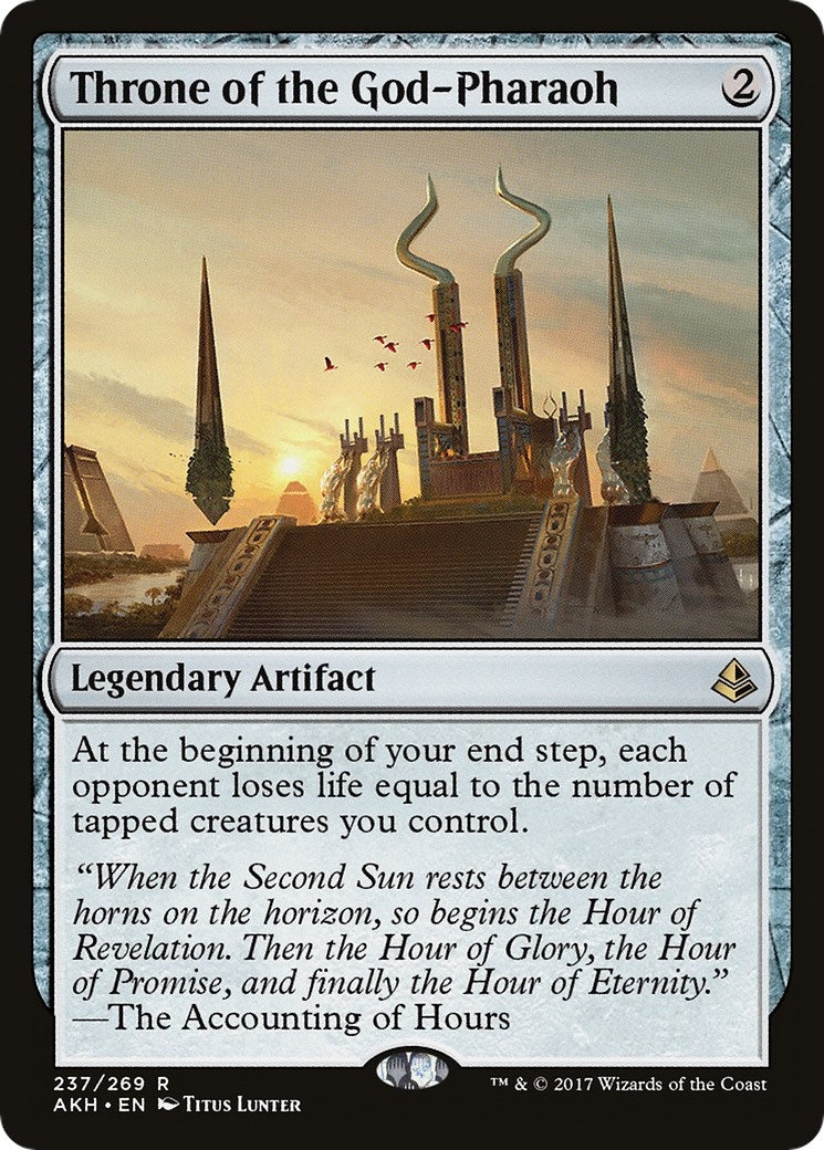 Image for Throne of the God-Pharaoh (237) (Amonkhet) (AKH) - Magic: The Gathering