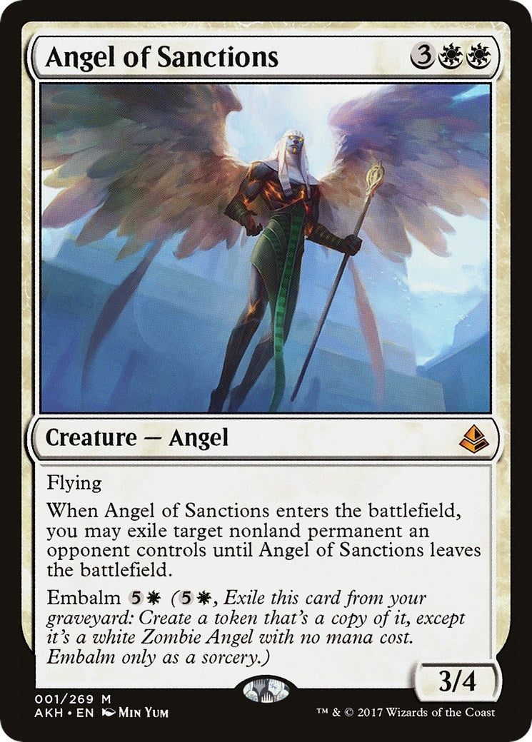 Image for Angel of Sanctions (1) (Amonkhet) (AKH) - Magic: The Gathering
