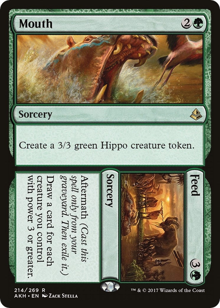 Image for Mouth // Feed (214) (Amonkhet) (AKH) - Magic: The Gathering