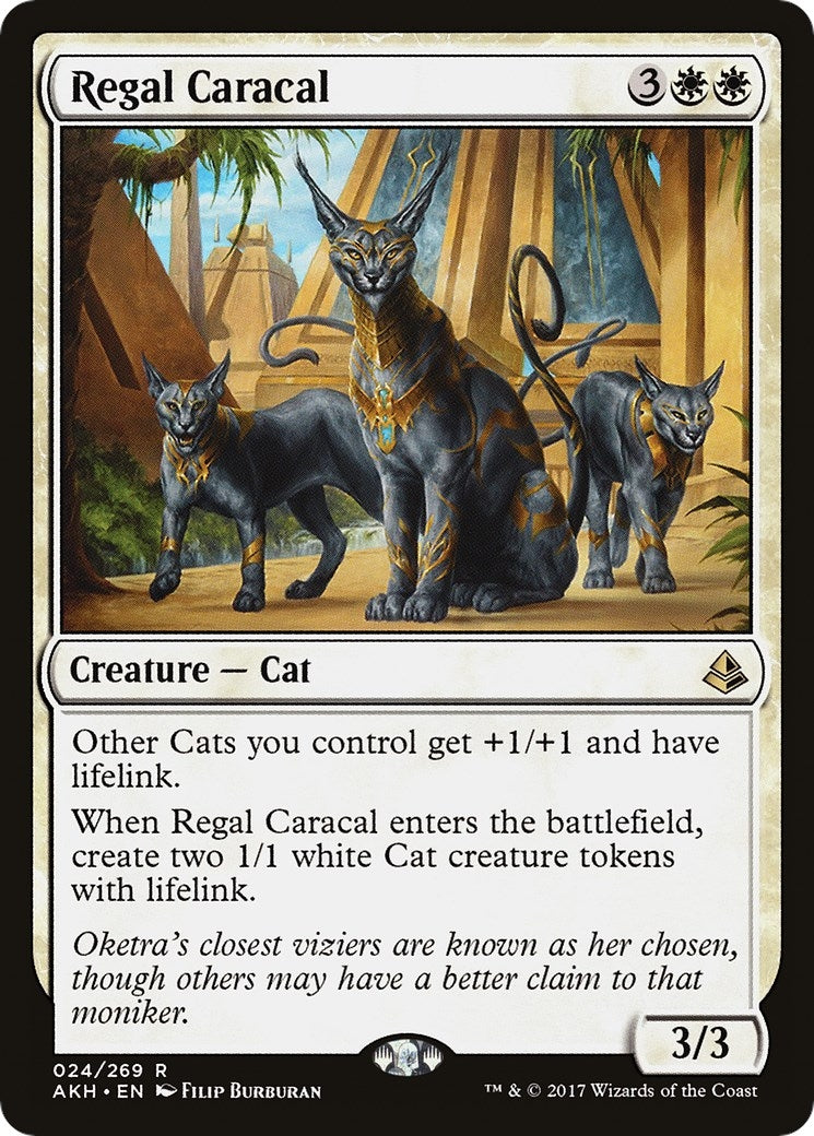 Image for Regal Caracal (24) (Amonkhet) (AKH) - Magic: The Gathering