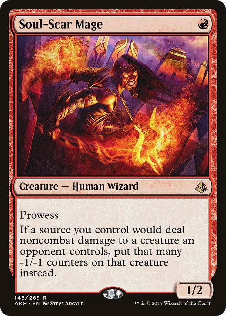 Image for Soul-Scar Mage (148) (Amonkhet) (AKH) - Magic: The Gathering