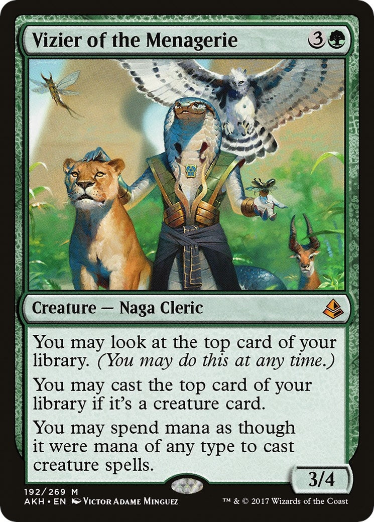 Image for Vizier of the Menagerie (192) (Amonkhet) (AKH) - Magic: The Gathering