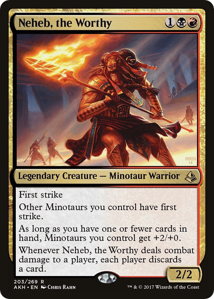 Image for Neheb, the Worthy (203) (Amonkhet) (AKH) - Magic: The Gathering