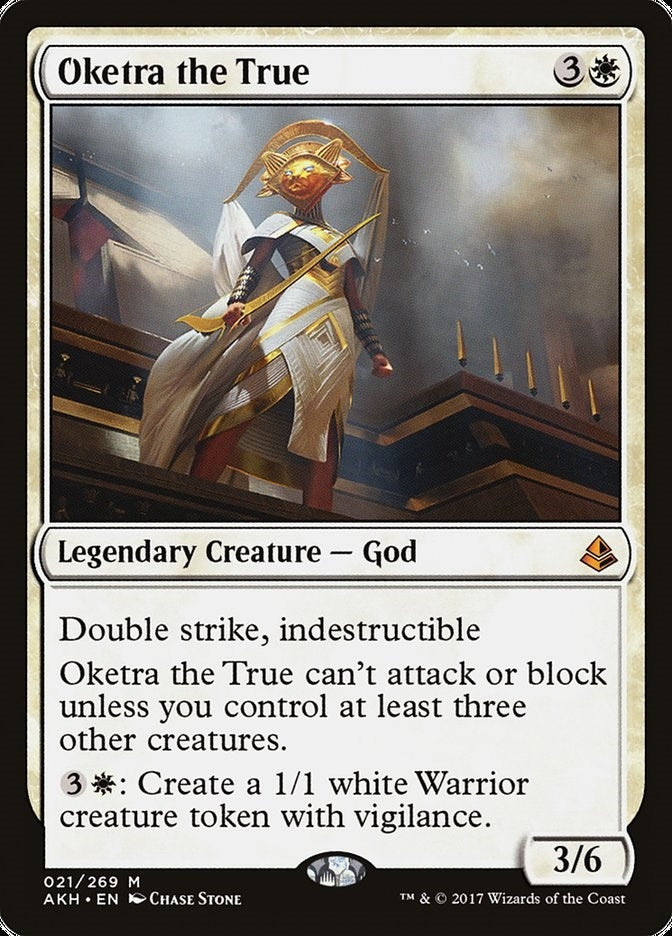Image for Oketra the True (21) (Amonkhet) (AKH) - Magic: The Gathering