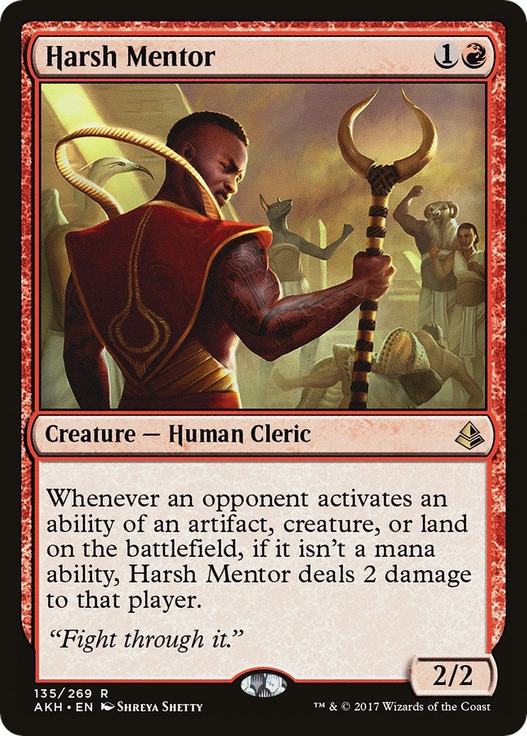 Image for Harsh Mentor (135) (Amonkhet) (AKH) - Magic: The Gathering