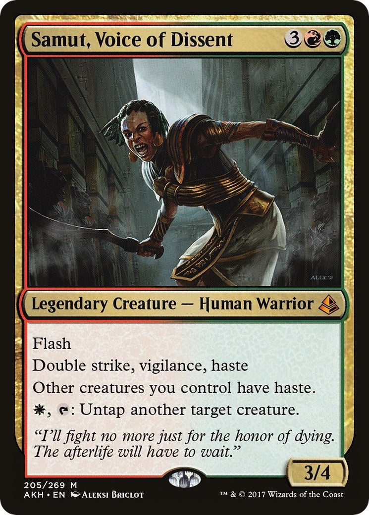 Image for Samut, Voice of Dissent (205) (Amonkhet) (AKH) - Magic: The Gathering