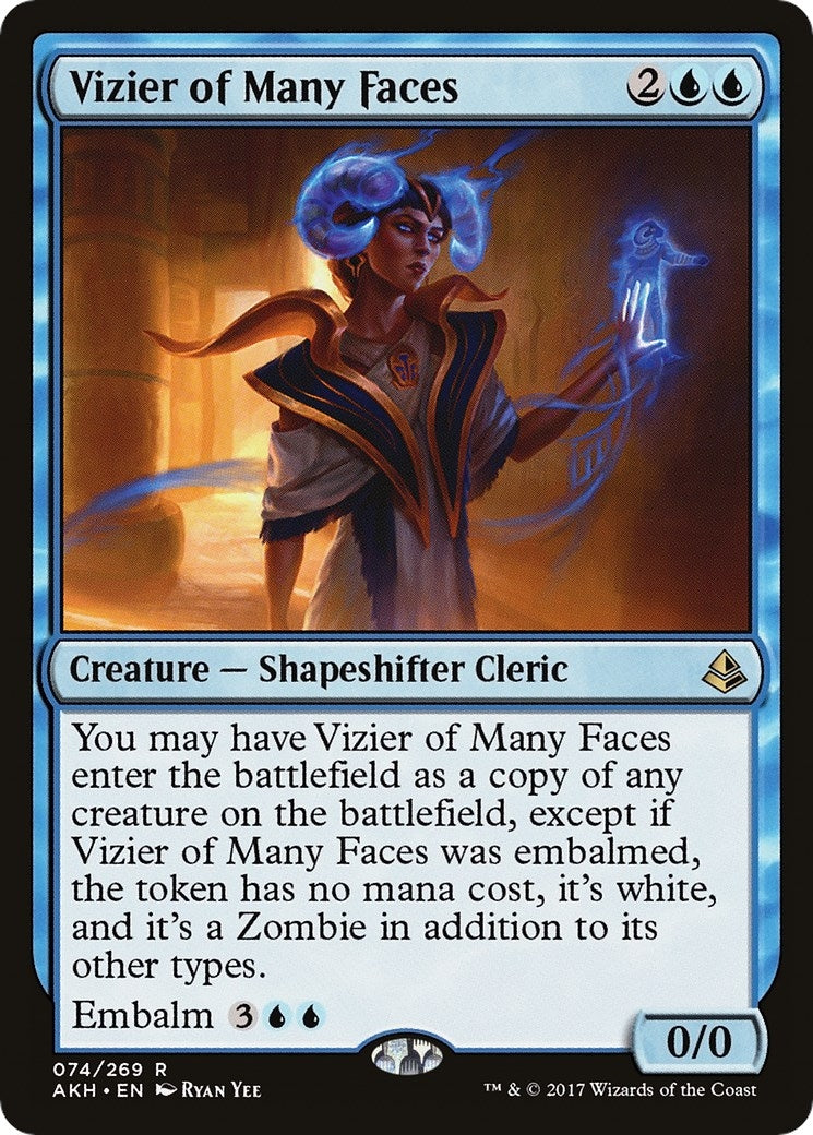 Image for Vizier of Many Faces (74) (Amonkhet) (AKH) - Magic: The Gathering