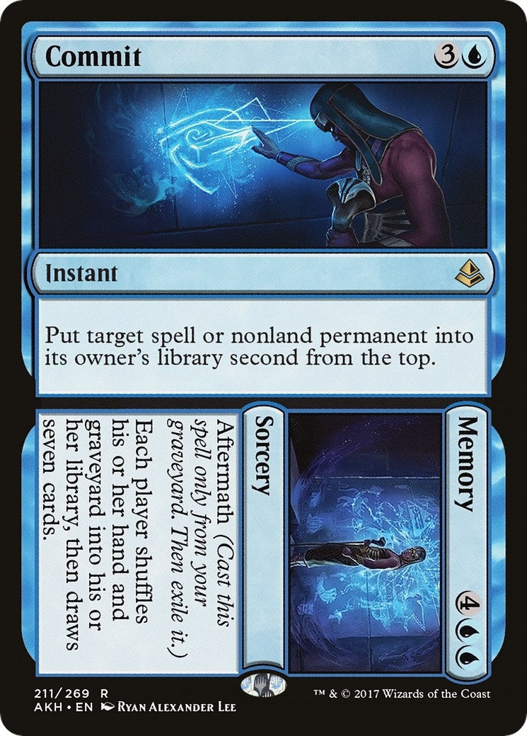 Image for Commit // Memory (211) (Amonkhet) (AKH) - Magic: The Gathering