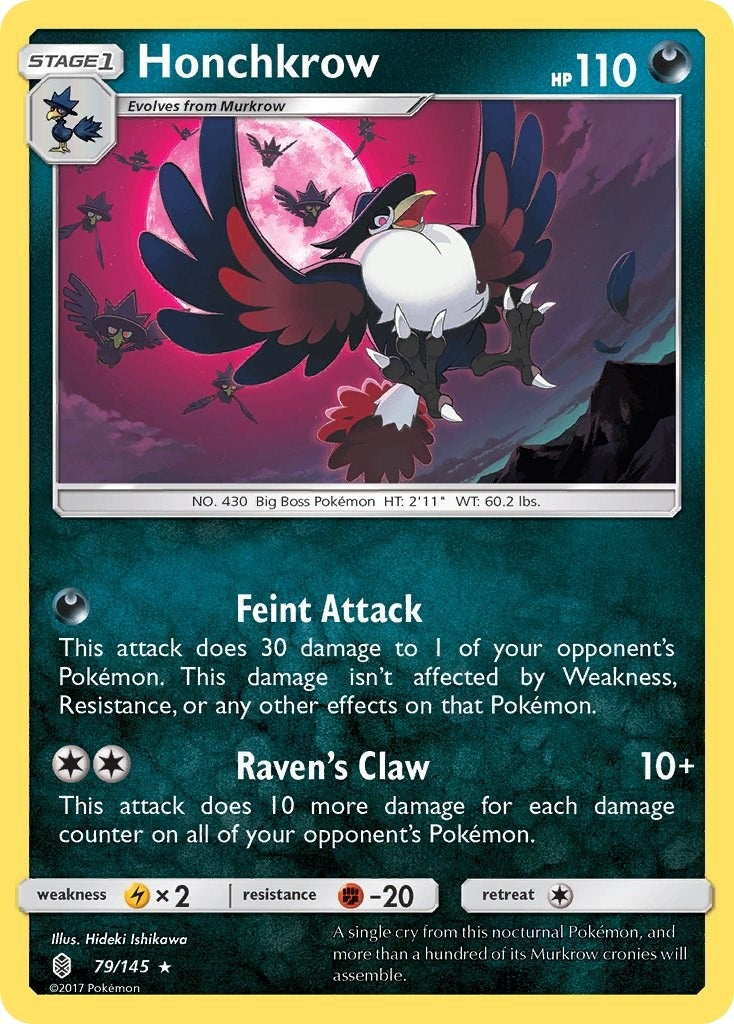 Honchkrow (79/145) (SM - Guardians Rising)
