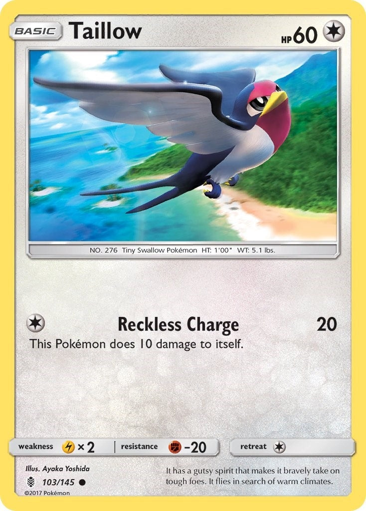 Taillow (103/145) (SM - Guardians Rising)