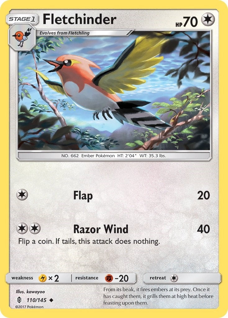Fletchinder (110/145) (SM - Guardians Rising)