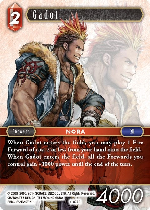 Image for Gadot (1-007R) (Opus I) (OP1) - Final Fantasy TCG