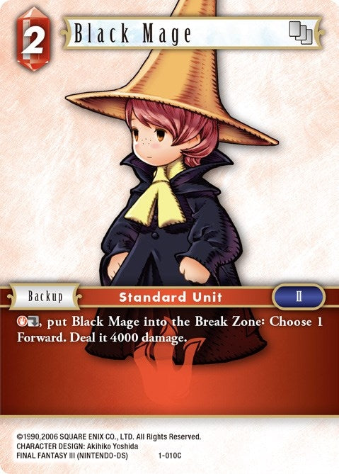 Image for Black Mage (Arc) - 1-010C (1-010C) (Opus I) (OP1) - Final Fantasy TCG