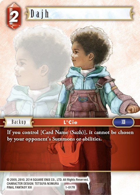 Image for Dajh (1-017R) (Opus I) (OP1) - Final Fantasy TCG