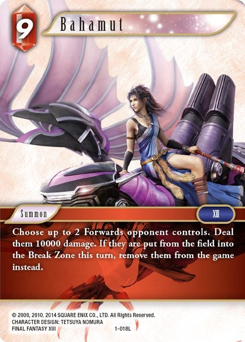 Image for Bahamut (1-018L) (Opus I) (OP1) - Final Fantasy TCG