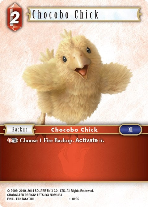 Image for Chocobo Chick (1-019C) (Opus I) (OP1) - Final Fantasy TCG