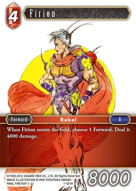 Image for Firion (Hero) (1-021H) (Opus I) (OP1) - Final Fantasy TCG