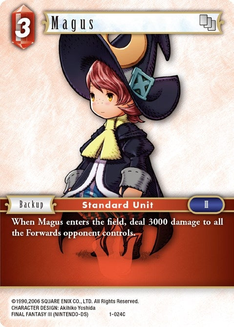 Image for Magus (Arc) (1-024C) (Opus I) (OP1) - Final Fantasy TCG