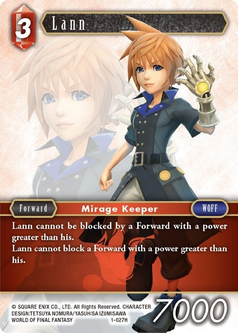 Image for Lann (1-027H) (Opus I) (OP1) - Final Fantasy TCG
